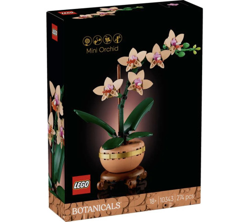 lego botanical collection 10343 constructor "mini orhidee" (274 el.)