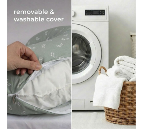 sevi 379-215 pernă pentru alăptare "tiny leaves"