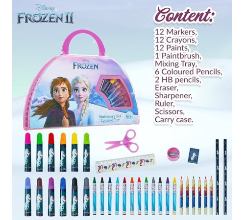 total office fzz-1112 Набор для рисования "disney frozen 2" (50 предметов)