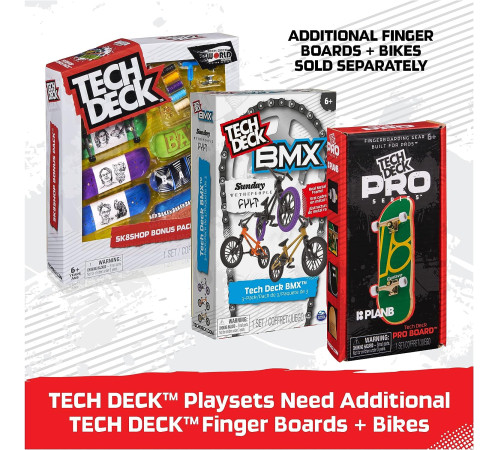 spin master 6060503 set de joc "tech deck play&display"