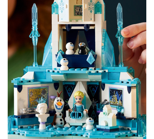 lego disney 43197 constructor "castelul de gheață" (1709 el.)