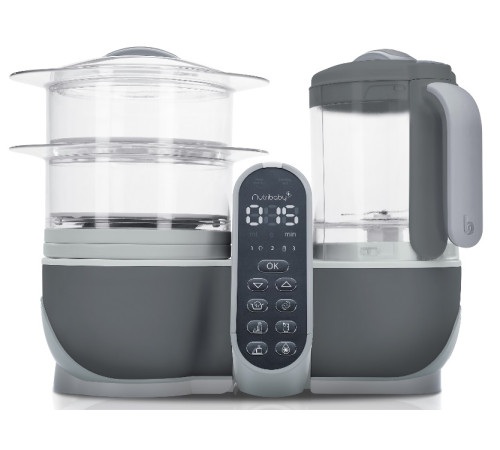 babymoov a001124 robot multifunctional 5 in 1 "nutribaby+" (gri)