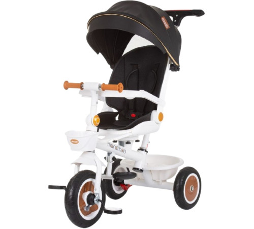 chipolino trkmrt02402bw triciclu "marathon" black/white