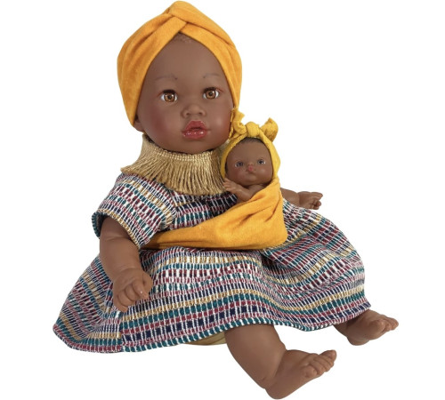  nines 1312 Кукла  “alika con bebÉ” (40см.)