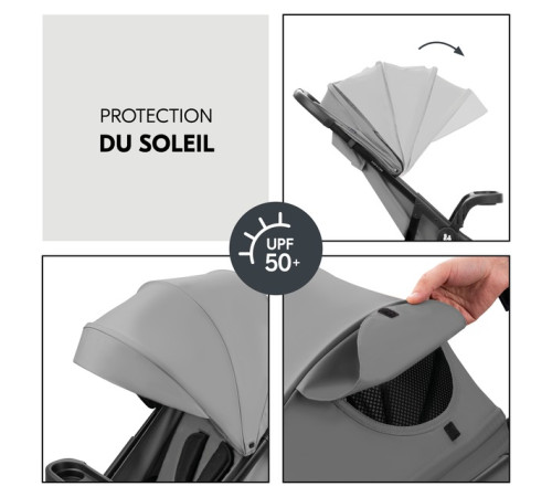 hauck cărucior 3 in 1 shop n care trio set grey
