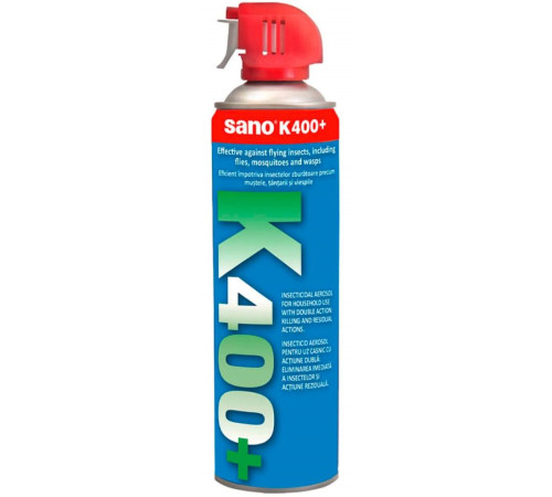 Produse chimice de uz casnic in Moldova Sano Spray insecticid împotriva insectelor zburatoare K - 400 Plus (500 ml) 992812  sano spray insecticid împotriva insectelor zburatoare k - 400 plus (500 ml) 992812