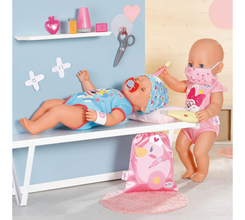 zapf creation 834091 set de prim ajutor "babyborn"