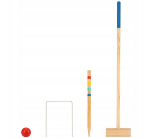 tooky toy th366 set de joacă din lemn &bdquo;croquet&rdquo;