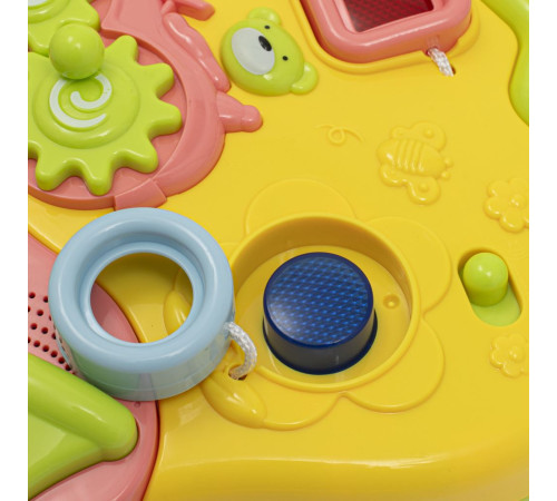 baby mix 53215 premergător muzical (roz)