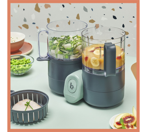 babymoov a001133 Многофункциональный кухонный комбайн 4 в 1 "nutribaby one" (зелёный)