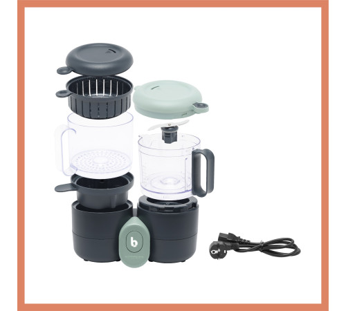 babymoov a001133 Многофункциональный кухонный комбайн 4 в 1 "nutribaby one" (зелёный)