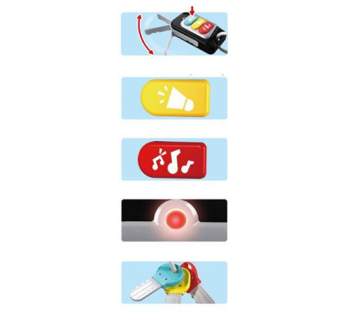 hola toys he8968 jucărie muzicală "breloc"