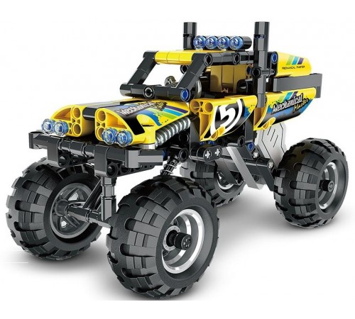 xtech bricks 5804 constructor inerțial "mașină de teren" (199 el.)