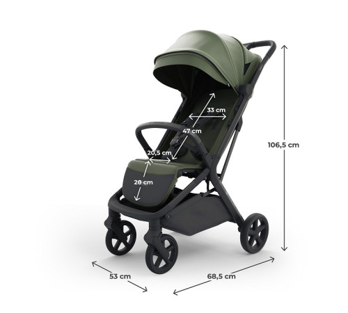 kinderkraft cărucior nubi 3 verde