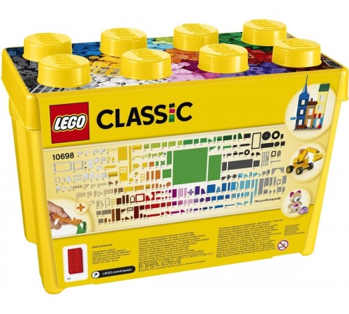 lego classic 10698 constructor "set mare pentru creativitate" (790 el.)