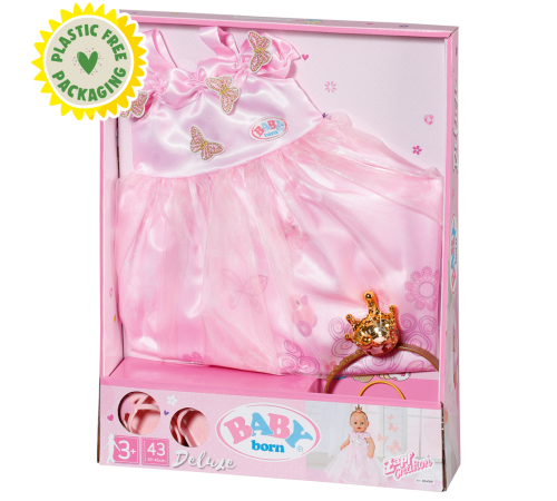 zapf creation 834169 et de haine pentru păpuși baby born "princess" (43 cm)