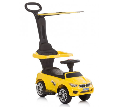  chipolino mașină cu mâner "flash" rocflh02104y galben