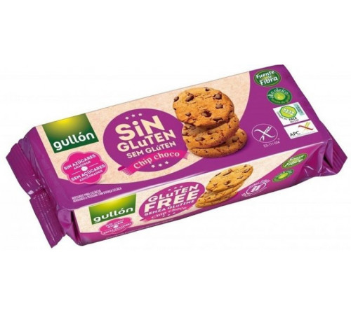 gullon biscuiti chip choco fara gluten/fara zahar (130 gr.)