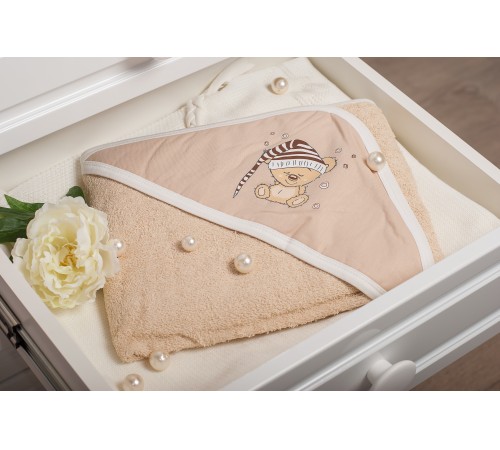 Dormi Baby Полотенце с капюшоном мишка беж dormi baby Полотенце с капюшоном мишка беж
