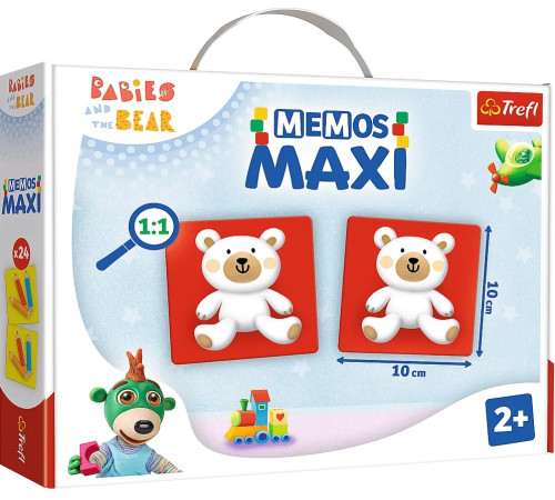 Jucării pentru Copii - Magazin Online de Jucării ieftine in Chisinau Baby-Boom in Moldova trefl 02332 joc de masă "memos maxi - bebies and the bear"