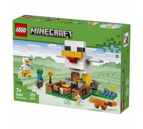  lego minecraft 21585 constructor "ferma de găini" (233 el.)