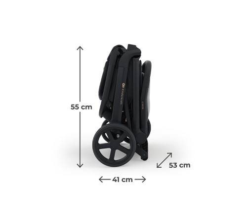 kinderkraft cărucior nubi 3 negru