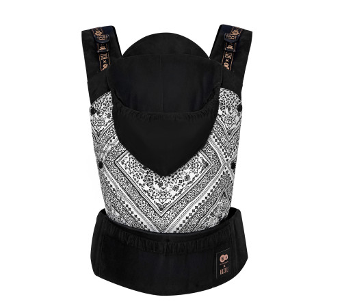 kinderkraft Рюкзак-переноска huggy bizzu чёрный\луна