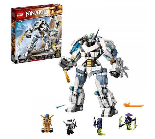 lego ninjago 71738 Конструктор "Битва с роботом Зейна" (840 дет.)