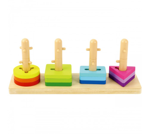 tooky toy tk754  set de jucarii pentru dezvoltare "educational box" (48 articole)