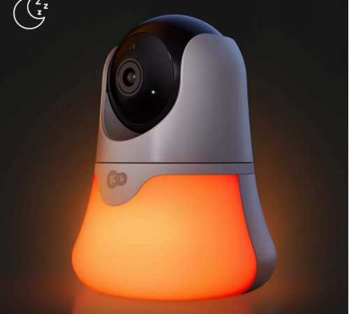 kinderkraft  Цифровая видеоняня-ночник niteeye glow (белый)