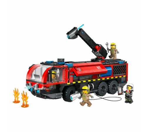 lego city 60499 constructor "mașină de pompieri a aeroportului" (691 el.)