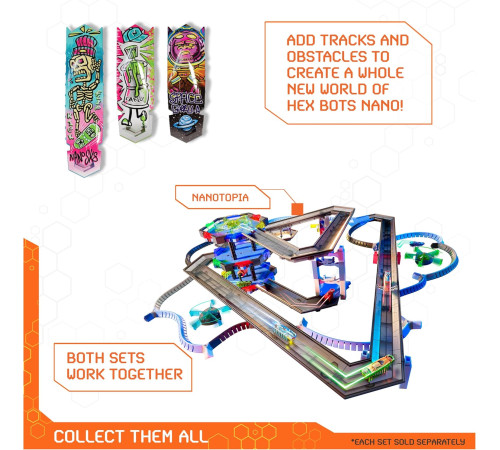 spin master 6071527 Игровой набор "hex bots nano land"