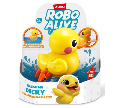  zuru robo alive 25251 Интерактивная игрушка для купания "Уточка"