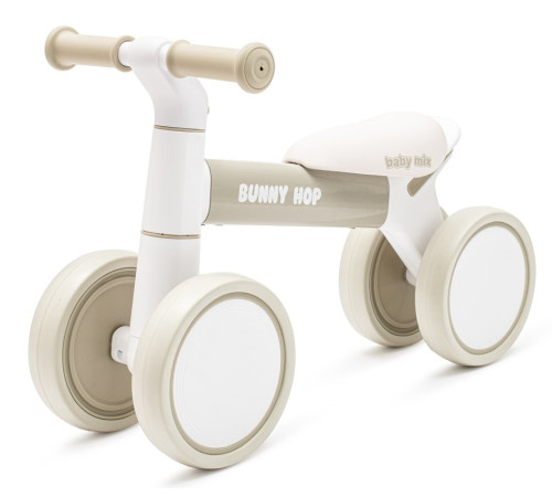 BabyMix 56300 Беговел Bunny Hop Ultralight бежевый  babymix 56300 Беговел bunny hop ultralight бежевый