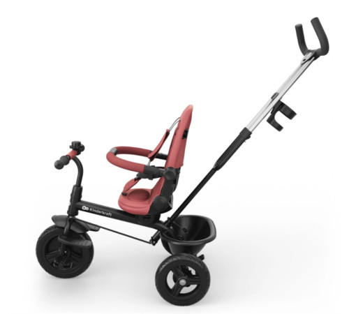 kinderkraft Детский трицикл aston 2 plus (розовый)