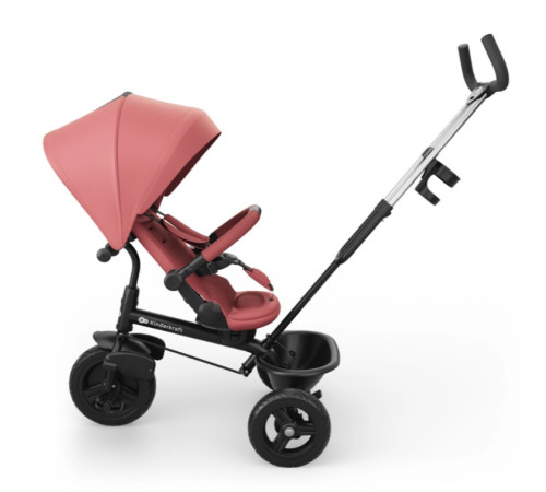 kinderkraft Детский трицикл aston 2 plus (розовый)
