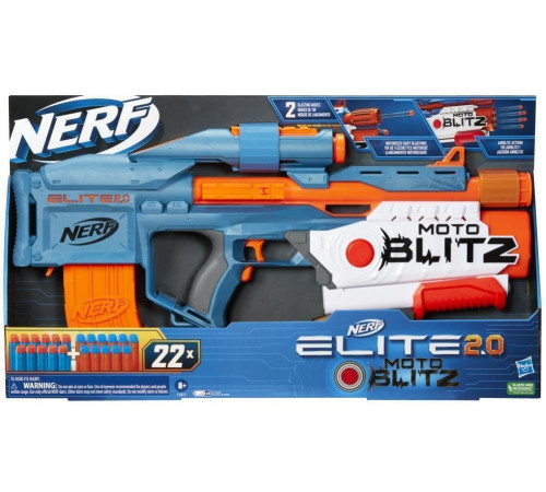 nerf f5872 blaster "elite 2.0 blaster motoblitz cs 10"