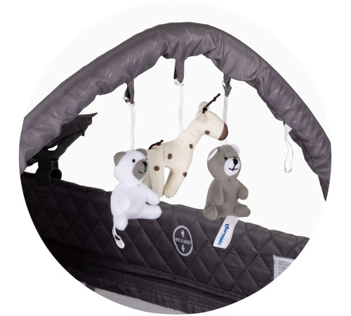 chipolino Манеж-кровать "luna" kosilu252cl cloud