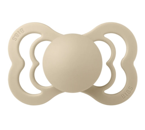  bibs suzeta simetrica din latex supreme (0-6 luni) vanilla
