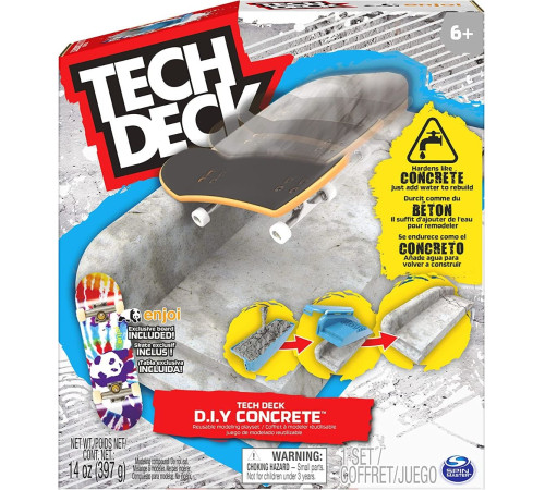  spin master 6063132 6063132 set de joc "tech deck concrete"