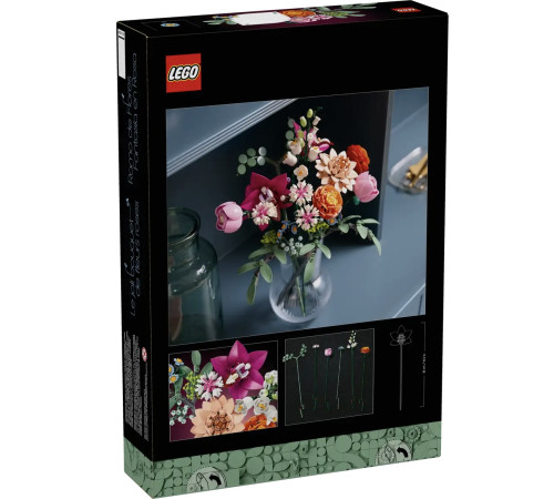lego botanical collection 10342 constructor „buchet frumos de flori roz” (749 buc.)