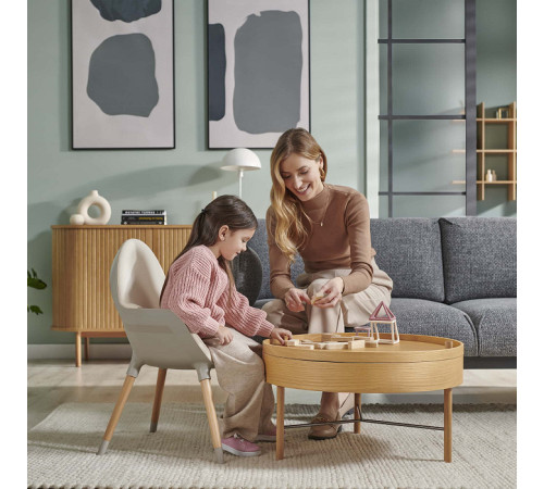 kinderkraft Стульчик для кормления fini 2 (бежевый)