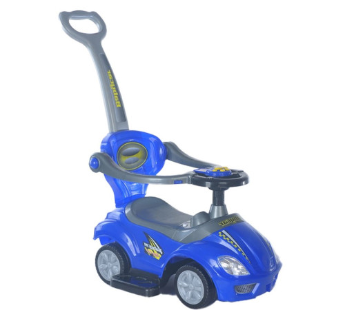  baby mix 45836 mașină cu mâner  3 in 1 "mega car" albastru