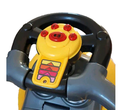 baby mix 45836 Машина с ручкой 3 в 1 "mega car" синий