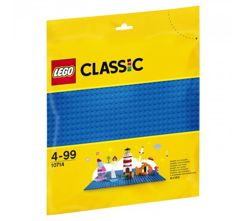  lego classic 10714 placă de construcție (albastru)