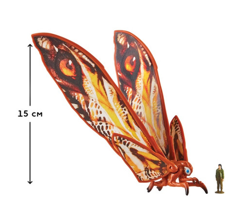 playmates toys 35207 set de figurine "godzilla vs. kong -mothra cu jia" (15 cm.) 