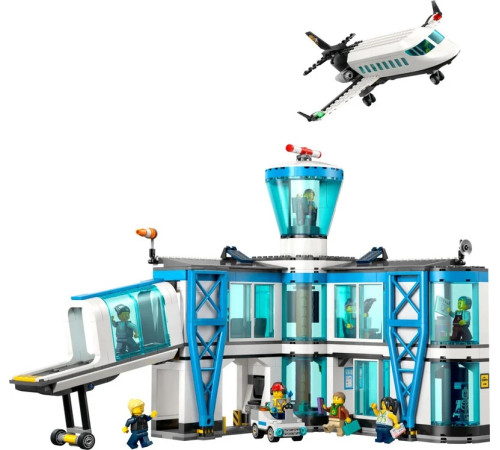lego city 60502 constructor "aeroport cu avion" (887 el.)