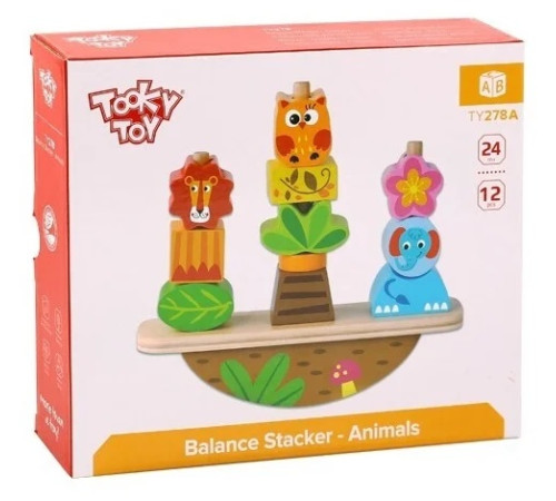 tooky toy ty278a jucărie educativă-echilibru "animale"