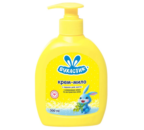  Вухастик sapun-crema cu ulei de olive si aloe (300 ml.)