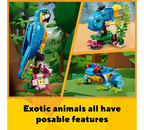 lego creator  31136 Конструктор 3в1 "Экзотический попугай" (253 дет.)